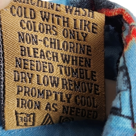 Clearwater Outfitters Route 66 Corvette Blue Button Down Shirt Size Medium - Picture 7 of 7